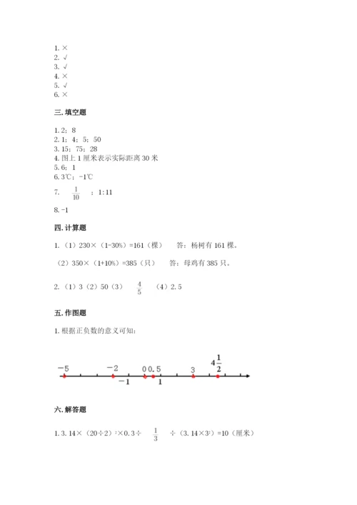 天津市小升初数学期末测试卷（原创题）.docx
