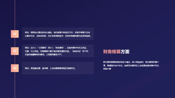 蓝色简约财务部年终工作总结PPT模板