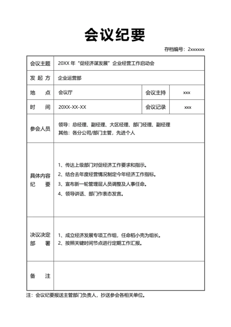 会议纪要