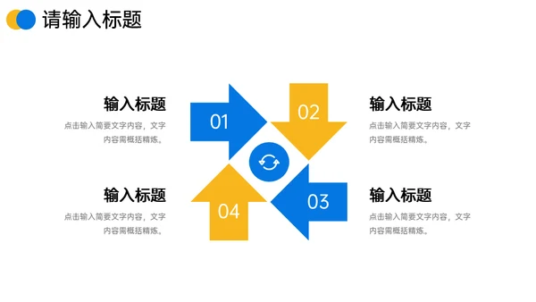 企业经营模式介绍通用PPT模板