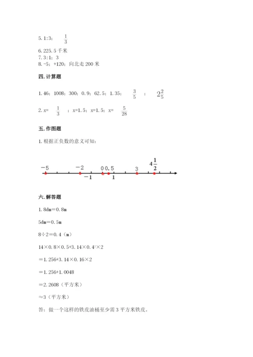 沪教版小学数学六年级下册期末检测试题附答案【培优b卷】.docx