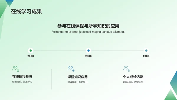 绿色商务转正汇报PPT模板