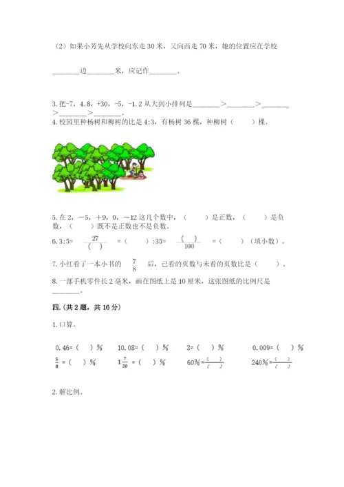 小升初数学综合模拟试卷附答案.docx