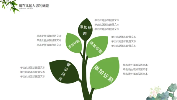 绿意旗袍美通用PPT模板