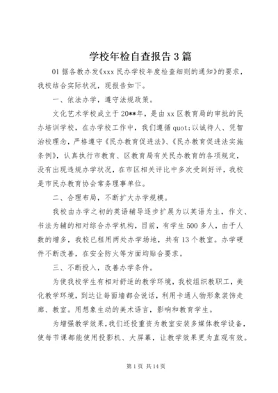 学校年检自查报告3篇.docx