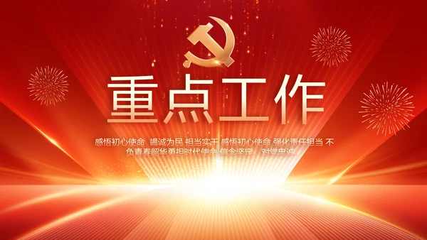 党支部党员大会工作总结汇报动态PPT