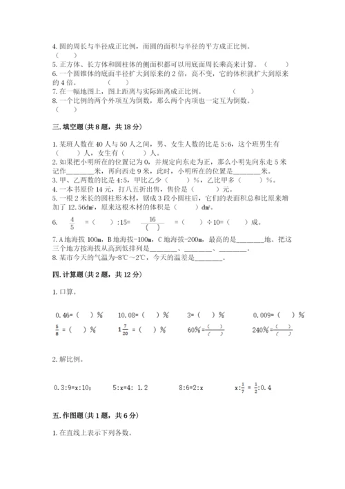 小升初六年级期末试卷（模拟题）.docx