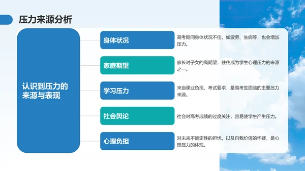 蓝色摄影风高考考前动员大会PPT模板