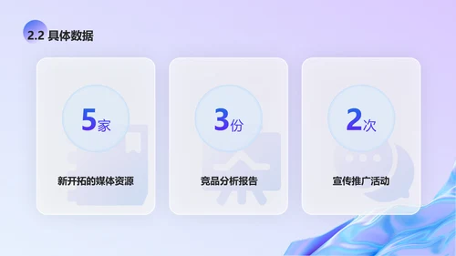 3D风蓝紫色年中工作汇报PPT