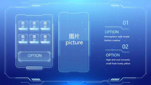 蓝色医疗科技信息化建设工作总结PPT