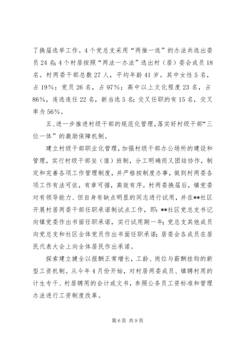 乡镇组织工作总结及工作谋划.docx