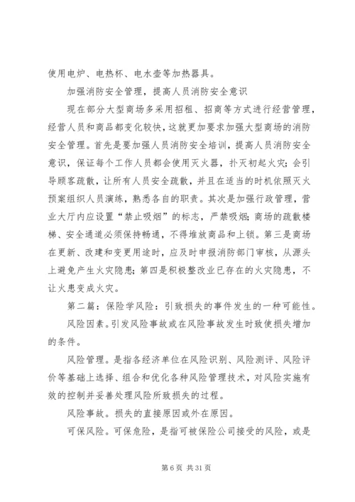 保险学大型商场保险措施.docx