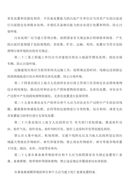 固体废物治理制度(2篇).docx
