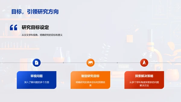 交叉学科研究答辩PPT模板
