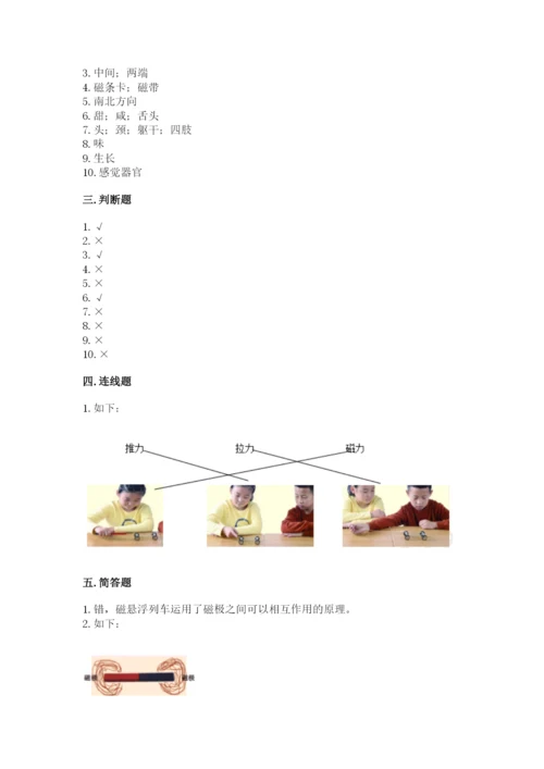 教科版二年级下册科学期末测试卷【预热题】.docx