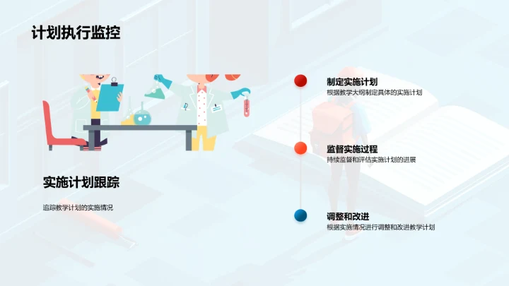 教学工作季度报告PPT模板