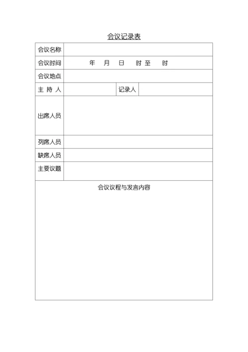 xxx科技有限公司会议制度.docx