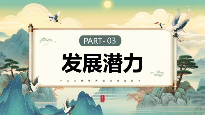 绿色中国风汉语言文学专业大学生职业生涯规划发展展示PPT