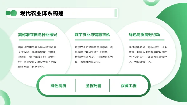 绿色3D立体风乡村振兴宣传PPT