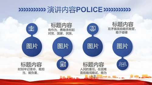 警察公安机关人民警察动态PPT