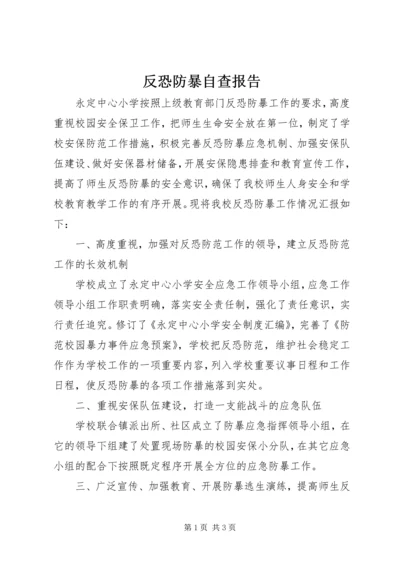 反恐防暴自查报告 (2).docx