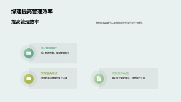 绿建筑：物业管理新视角