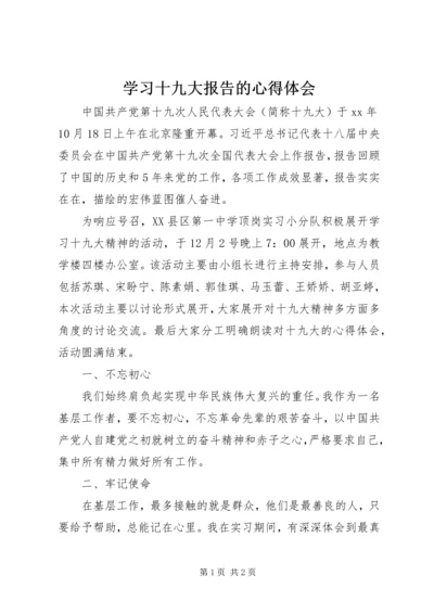 学习十九大报告的心得体会 (10).docx