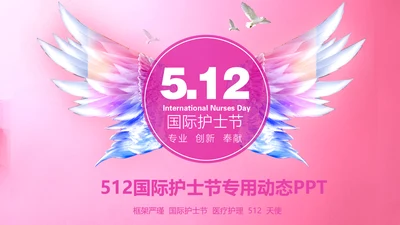 512国际护士节护士工作报告PPT