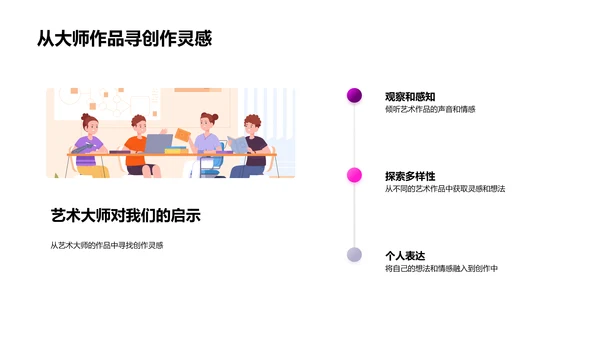 艺术大师生涯解析PPT模板