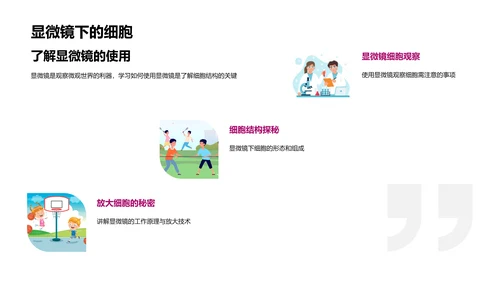 细胞知识讲解PPT模板