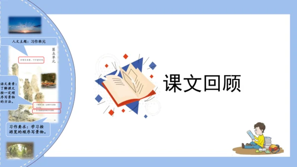 统编版四年级语文下册单元复习第五单元（复习课件）