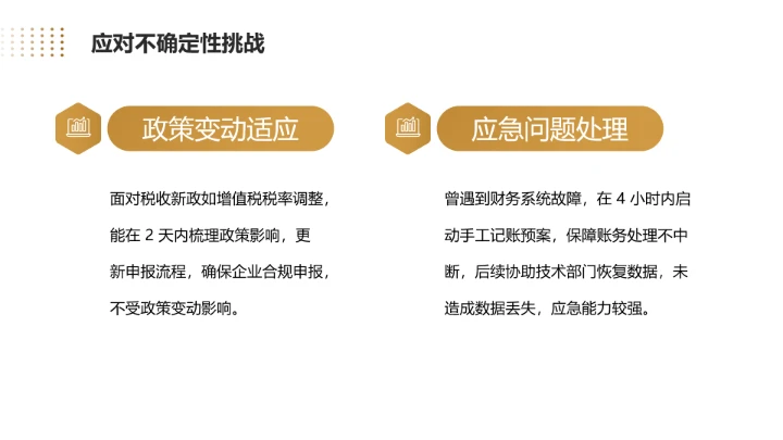 金黄色商务风会计专业大学生求职综合能力展示职业生涯规划通用PPT模版