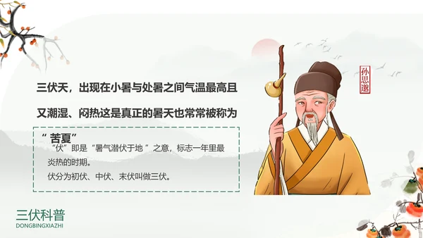 冬病夏治中医康养理疗通用PPT课件模板