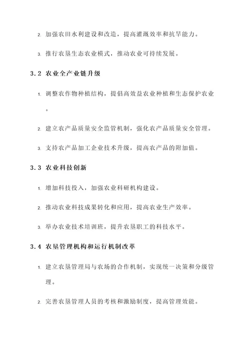 哈尔滨农垦管理局改革方案