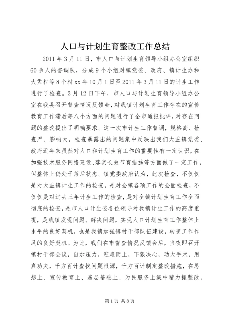 人口与计划生育整改工作总结.docx
