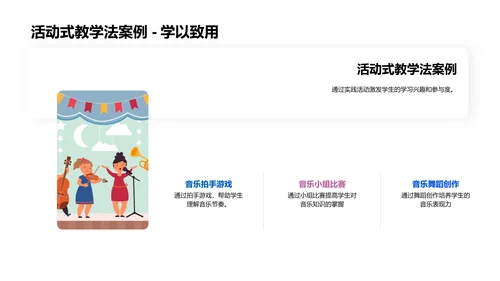 小学音乐活动教学PPT模板