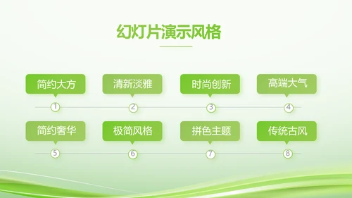 绿色智慧医疗建设工作总结动态PPT