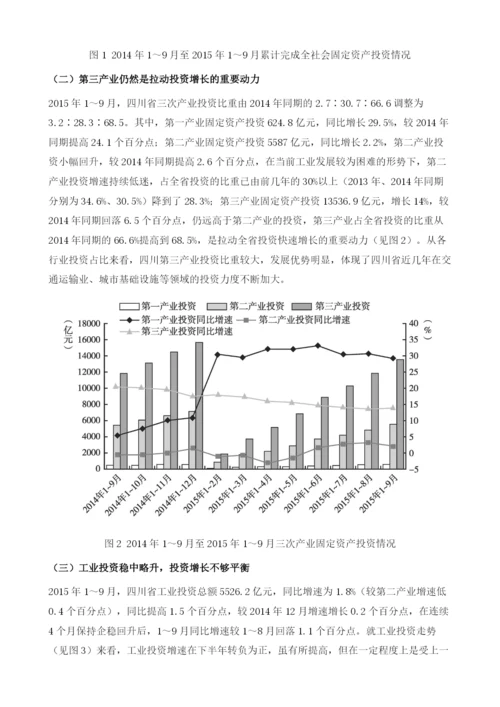 四川省固定资产投资发展分析与预测.docx