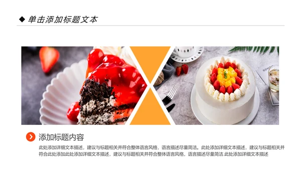 甜品蛋糕美食甜点下午茶动态PPT模板