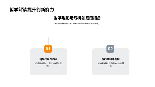 哲学视角下的专科解读