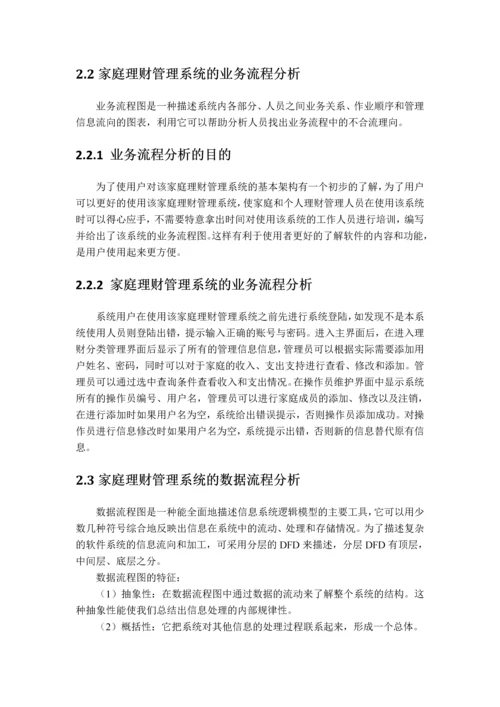 家庭理财管理系统毕业设计.docx