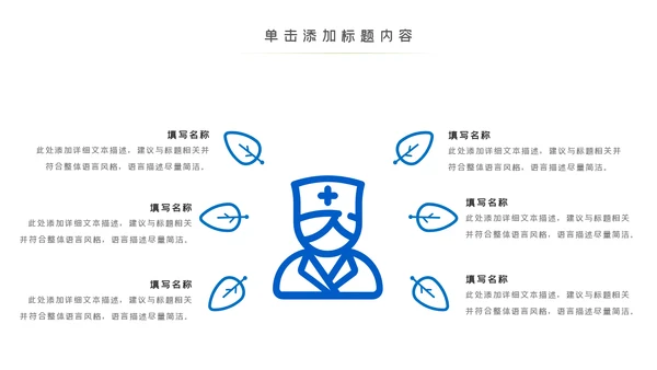蓝色医生护士智慧医疗医学医药PPT模板
