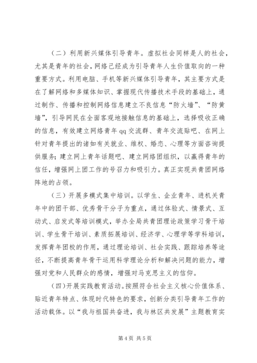 团市委深化青年思想分类引导工作 (2).docx