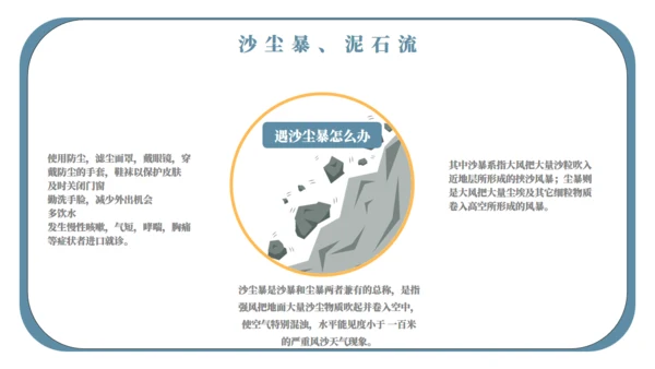 自然灾害应急预案自救安全教育通用PPT模板