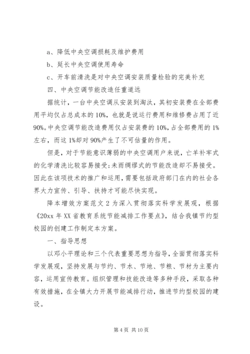 降本增效方案范文.docx