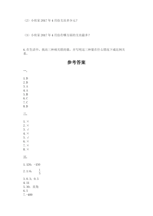 小学六年级升初中模拟试卷附答案【a卷】.docx