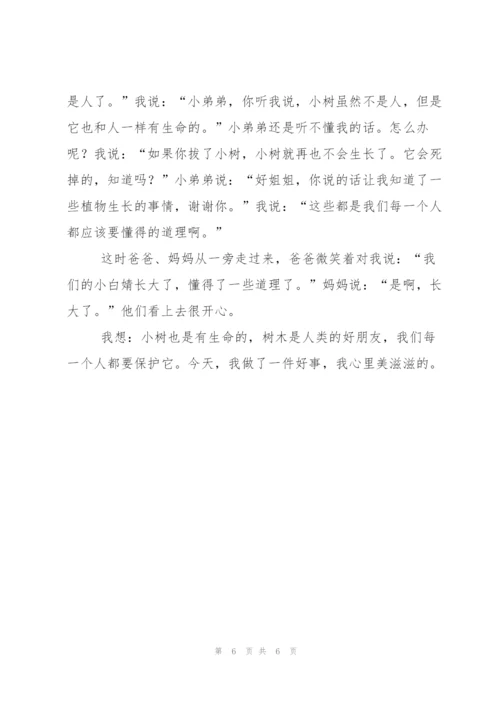 小树作文300字六篇.docx