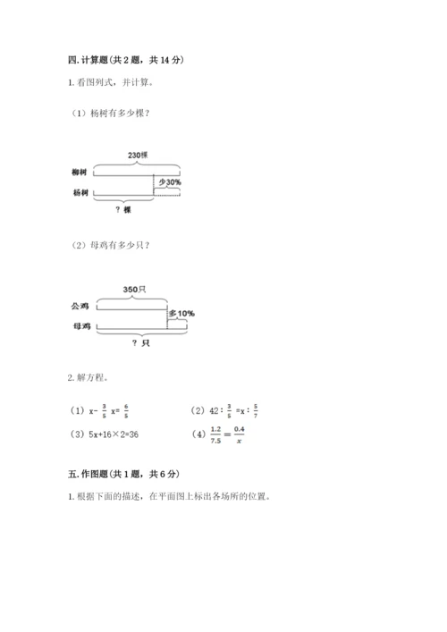 铜山县六年级下册数学期末测试卷1套.docx