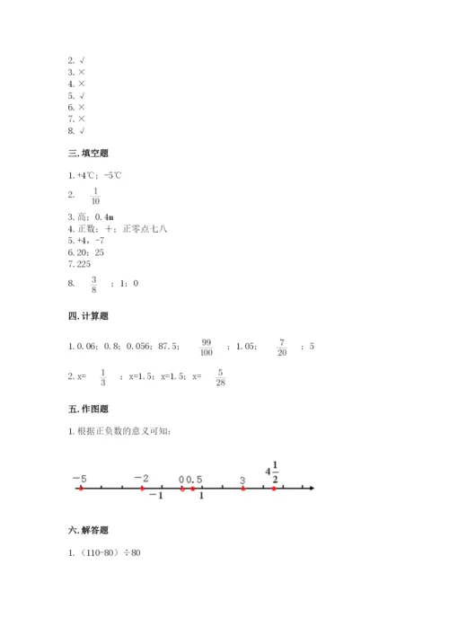 沪教版数学六年级下册期末检测试题精品【名师系列】.docx