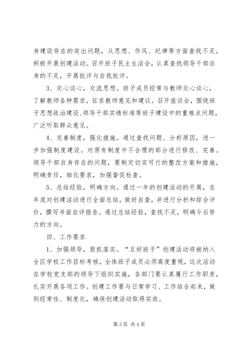 领导班子建设年活动实施方案5则范文 (5).docx